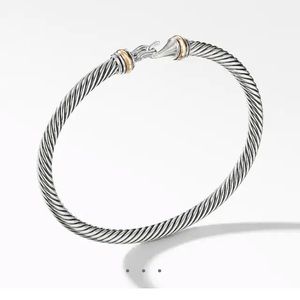 Cable Classic Buckle Bracelet with Gold